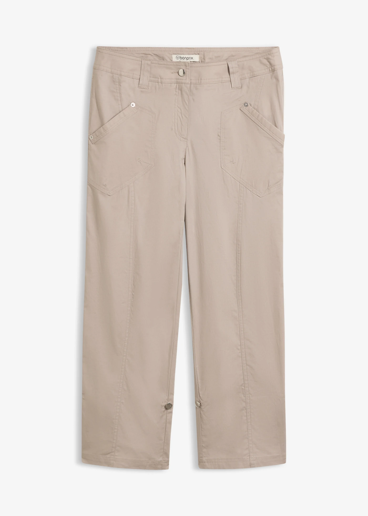 Pantalon extensible cargo 3/4 • grès • Boutique bonprix