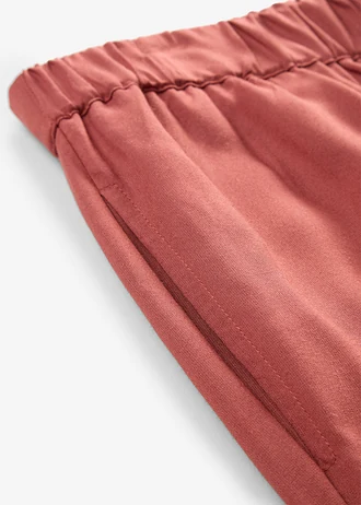 Široké kalhoty Culotte ze splývavé viskózy • likérově hnědá • bonprix obchod