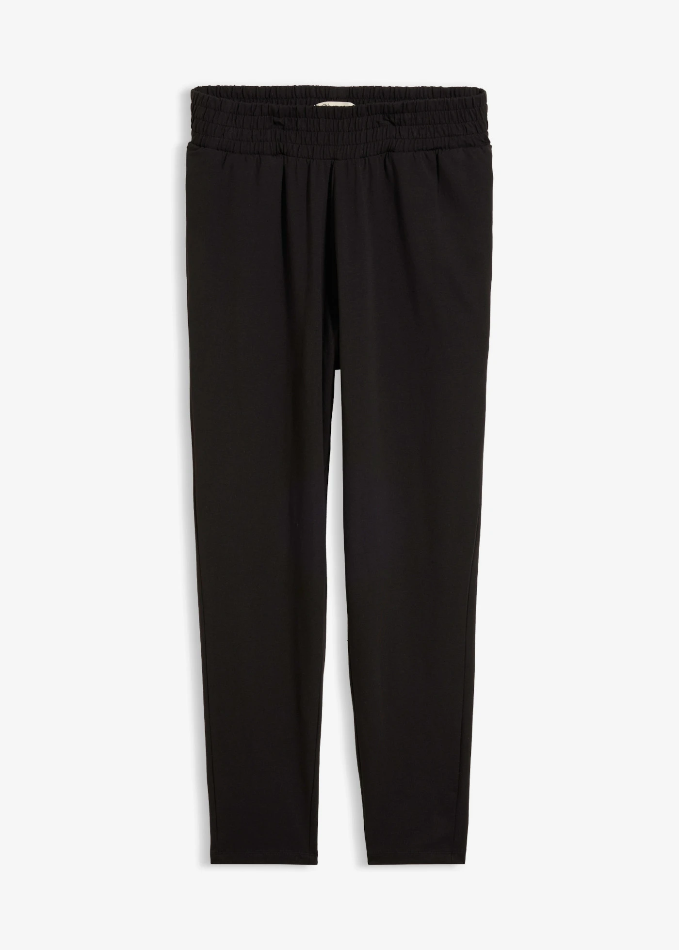 Jersey broek van katoenmix • zwart • bonprix online shop