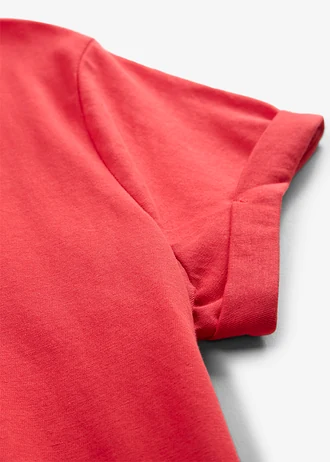 Robe en jersey 100% coton • fraise • Boutique bonprix