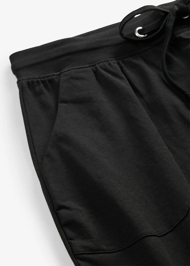 Jupe extensible en coton • noir • product-page.page-title-suffix