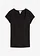 Shirt met carréhals en korte mouwen, Kleur: zwart