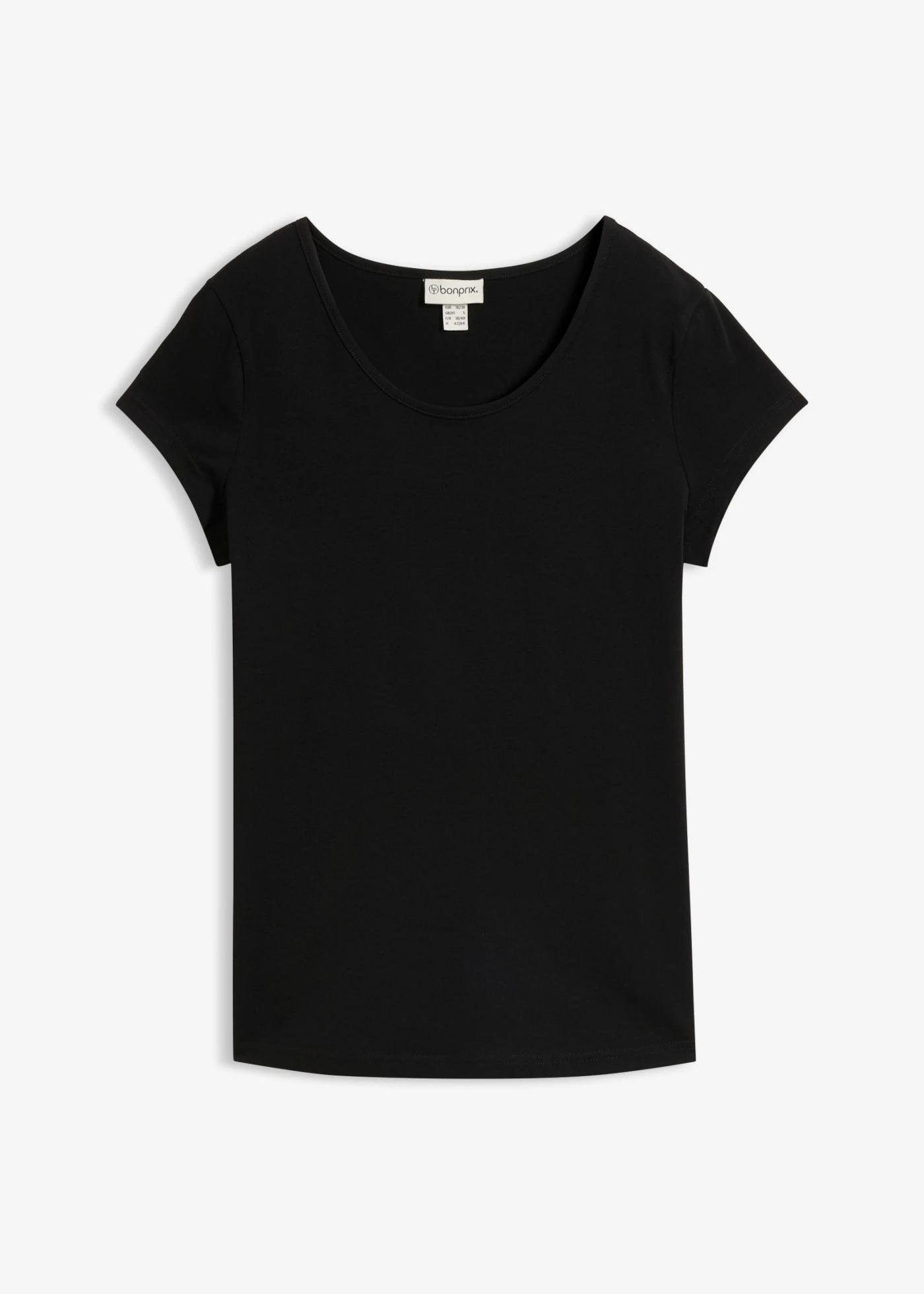 T-shirt près du corps • noir • Boutique bonprix