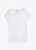 Dopasowany T-shirt, kolor: biały
