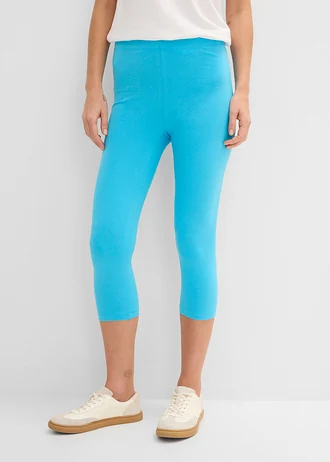 Capri legging (set van 2), Kleur: donkerblauw-turkoois