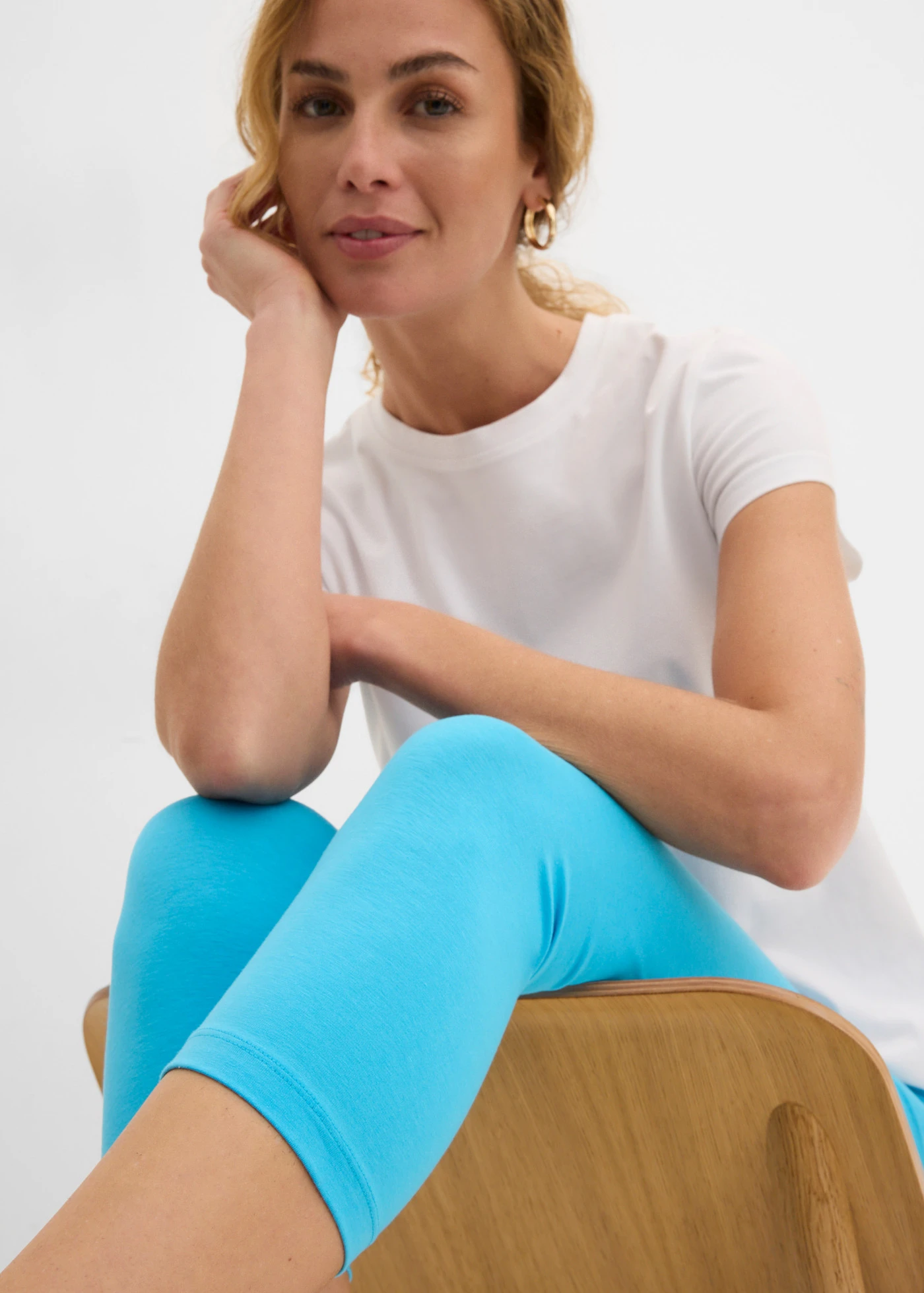 Capri legging (set van 2) • donkerblauw-turkoois • bonprix online shop