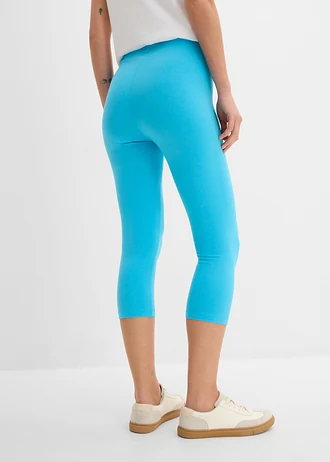 Capri legging (set van 2) • donkerblauw-turkoois • bonprix online shop
