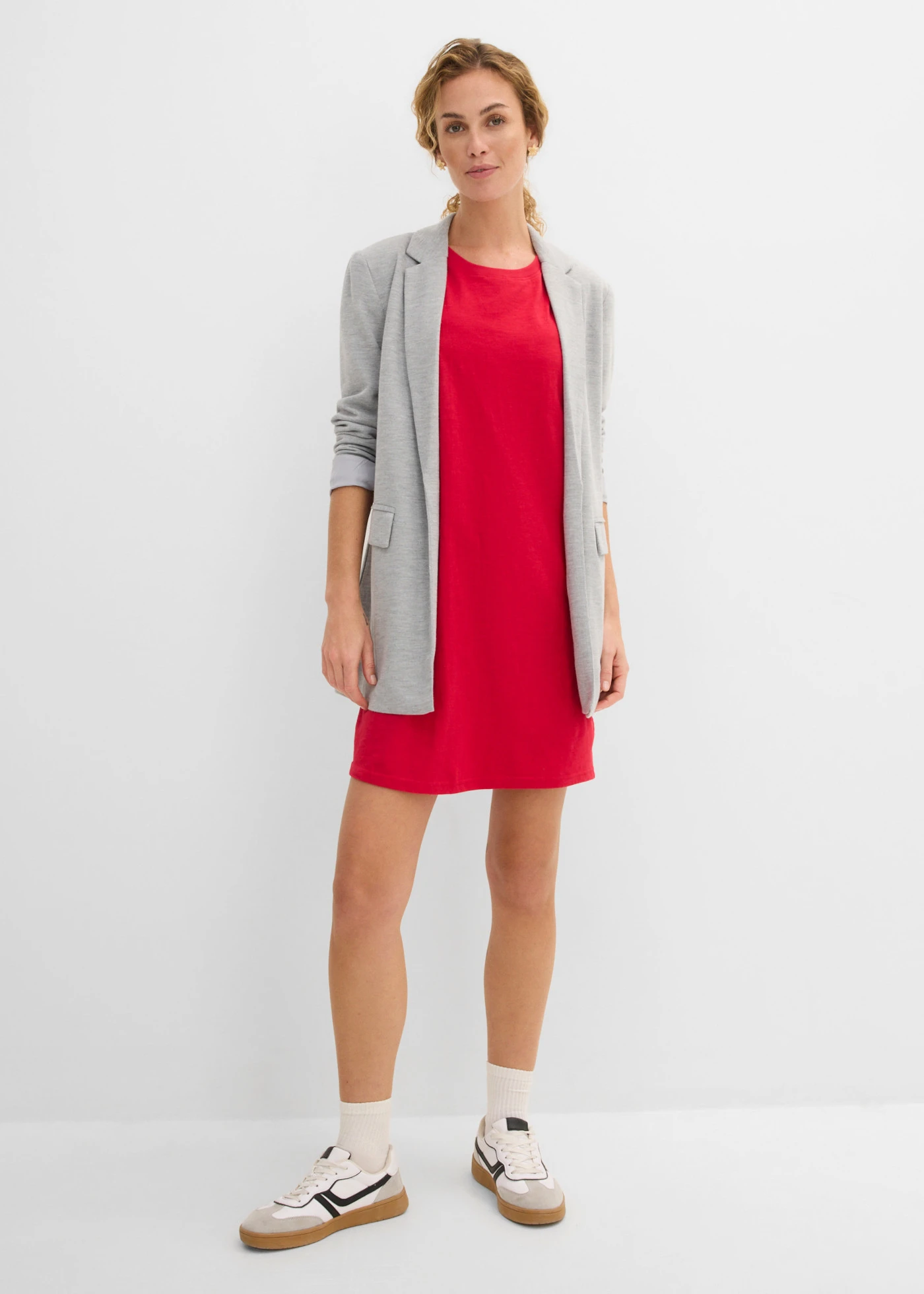 Žerzejové šaty z čisté organické bavlny • červená • bonprix obchod