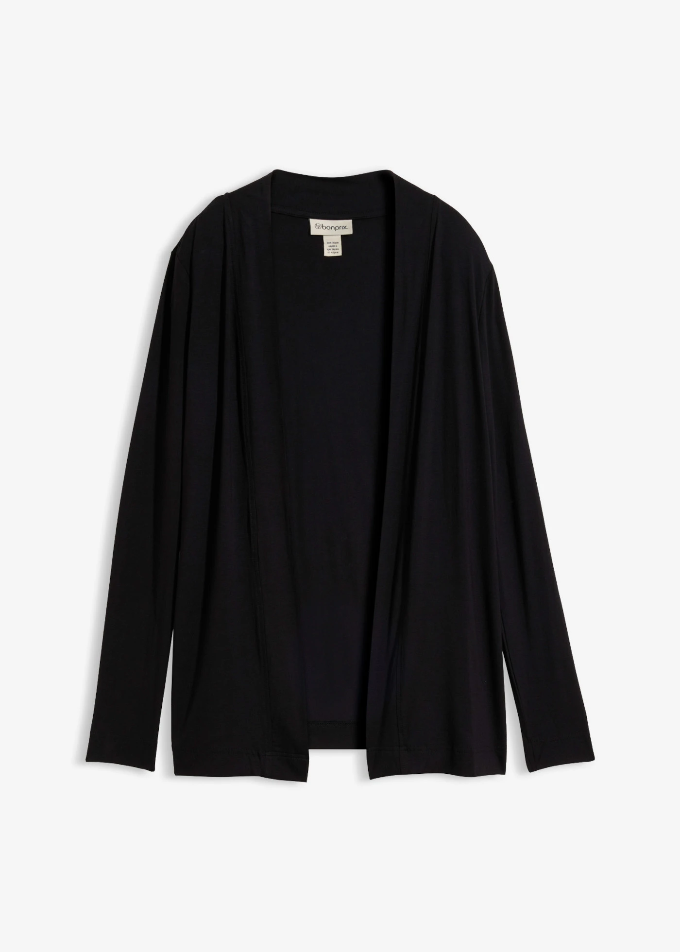 Gilet fin en viscose douce • noir • Boutique bonprix