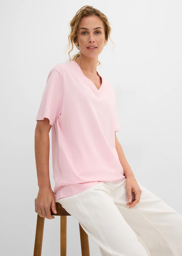 Longshirt (set van 5) • kristalroze + pastelmint + mat aqua + rooklila + wit • product-page.page-title-suffix