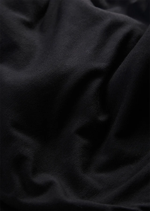 Robe fluide en jersey viscose extensible • noir • product-page.page-title-suffix