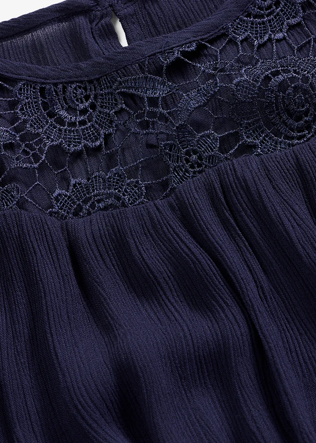 Blouse van viscose • donkerblauw • product-page.page-title-suffix