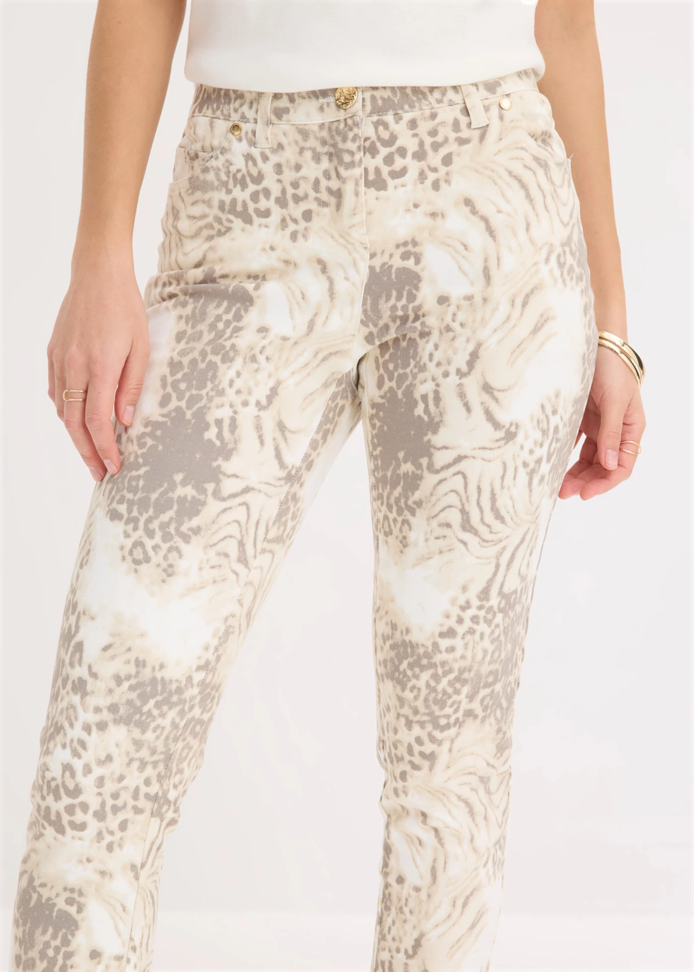 7/8 stretch broek met print • beige luipaardprint • product-page.page-title-suffix