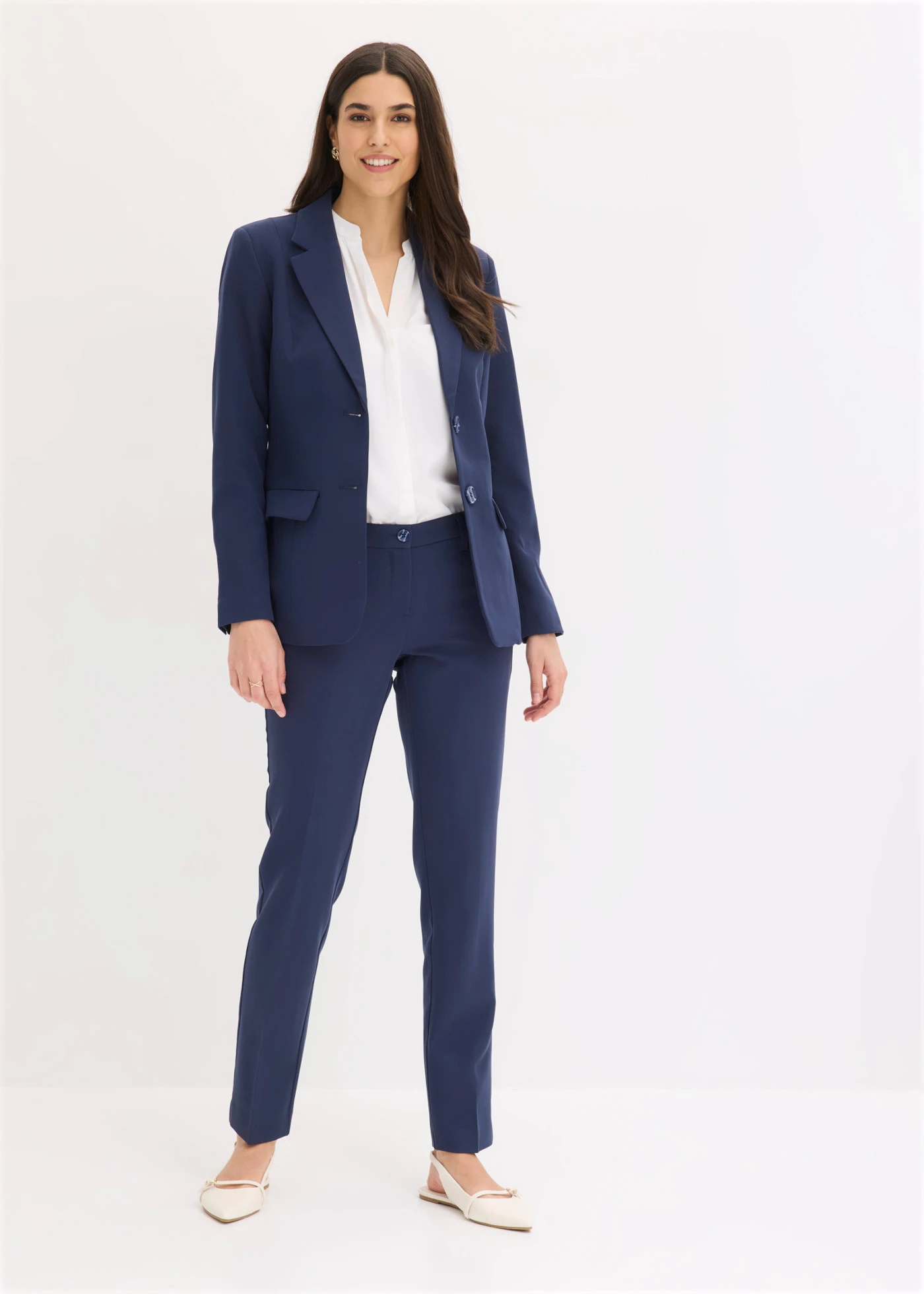 Tailleur pantalon • bleu foncé • Boutique bonprix
