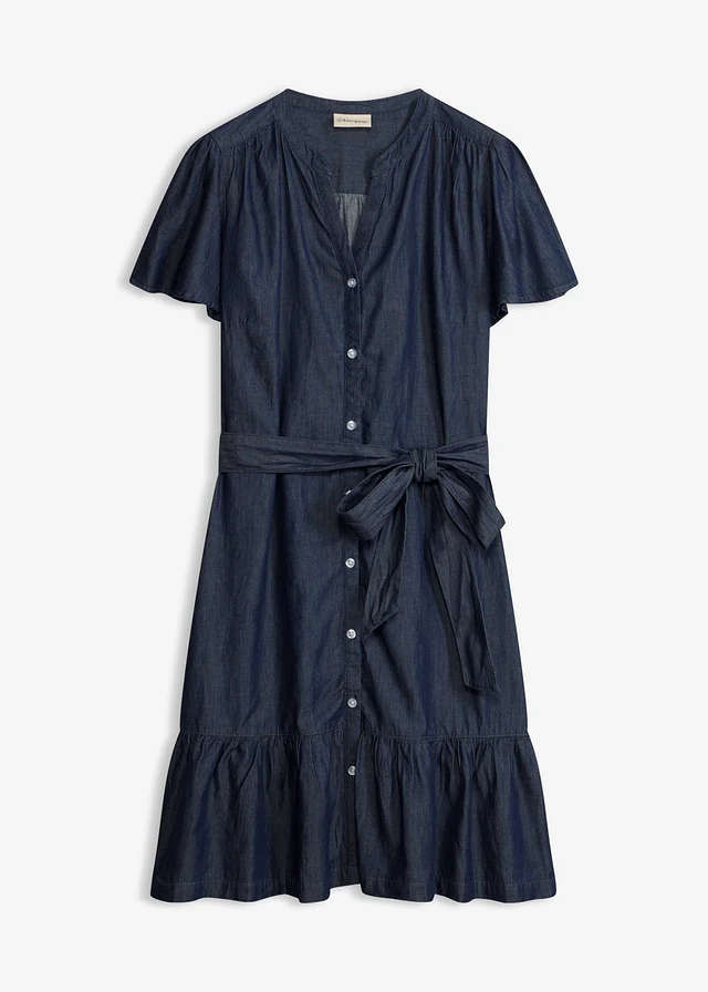 Robe en jean 100% coton • bleu denim used • Boutique bonprix