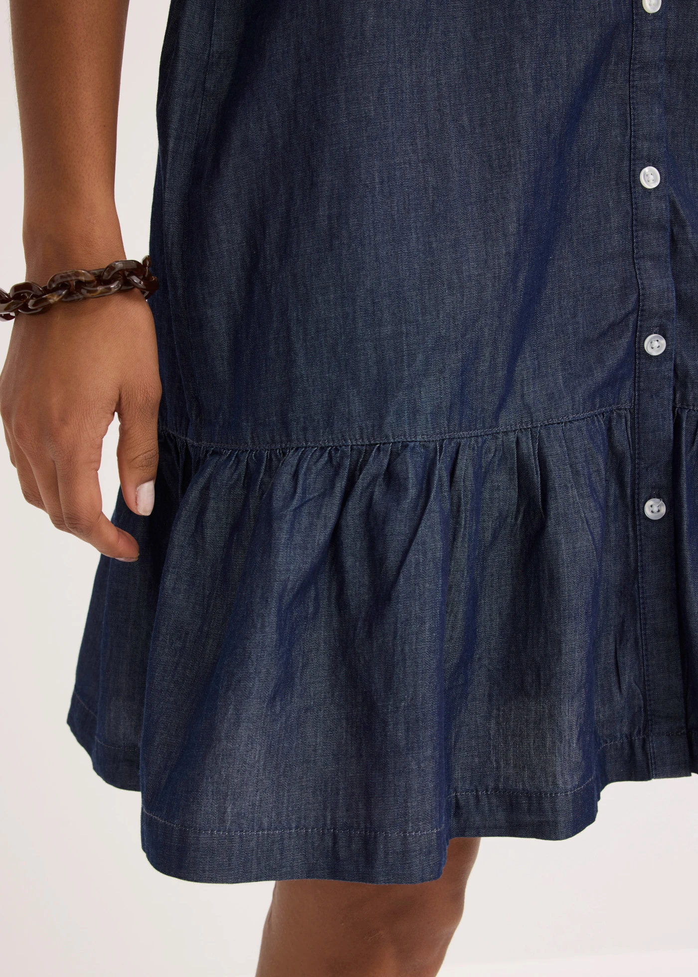 Džínové šaty z organické bavlny • modrý denim used • bonprix obchod