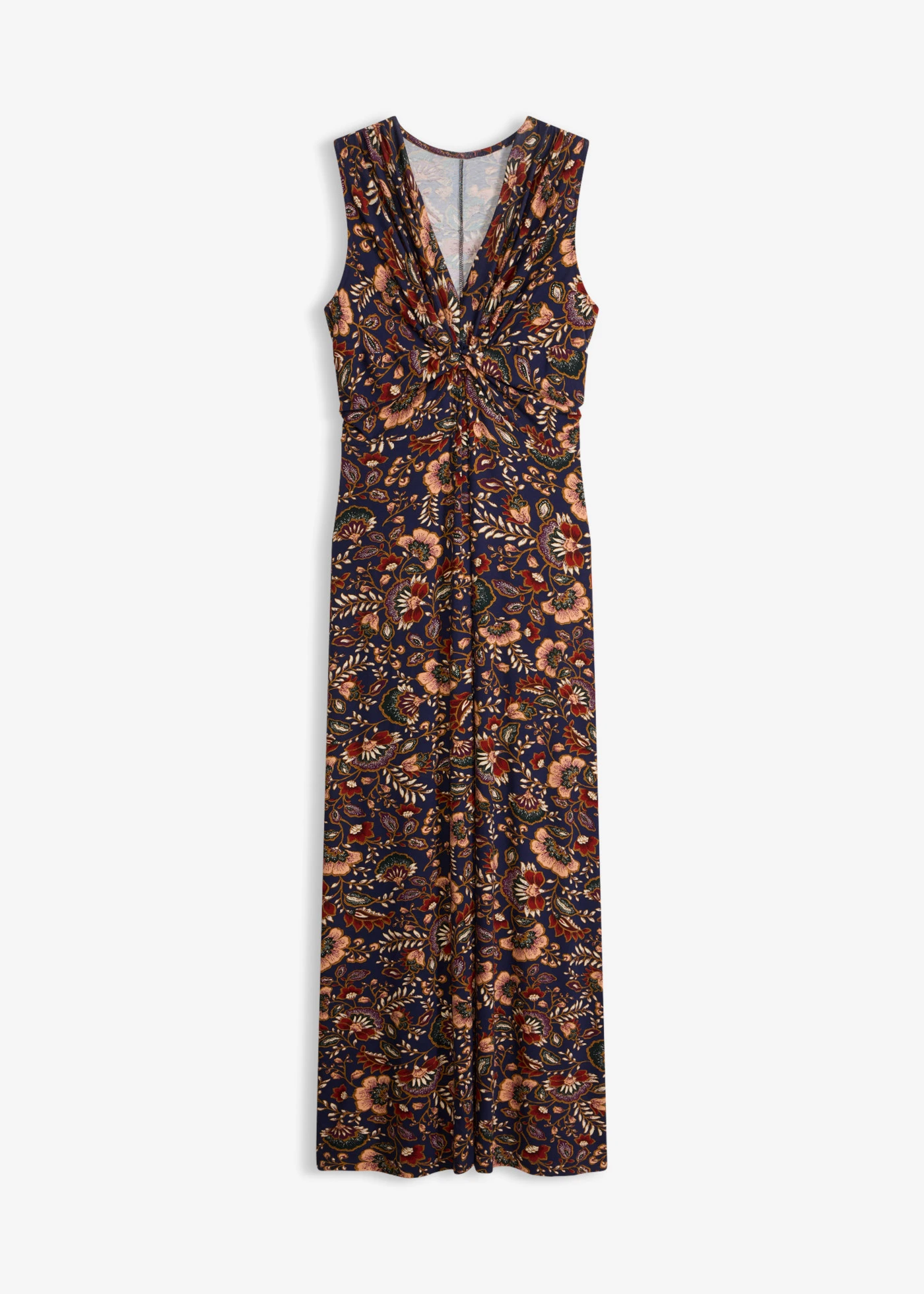 Maxi jurk van een viscosemix • donkerblauw gebloemd • bonprix online shop
