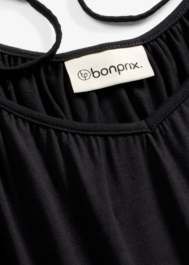 Top à fines bretelles en viscose fluide • noir • product-page.page-title-suffix