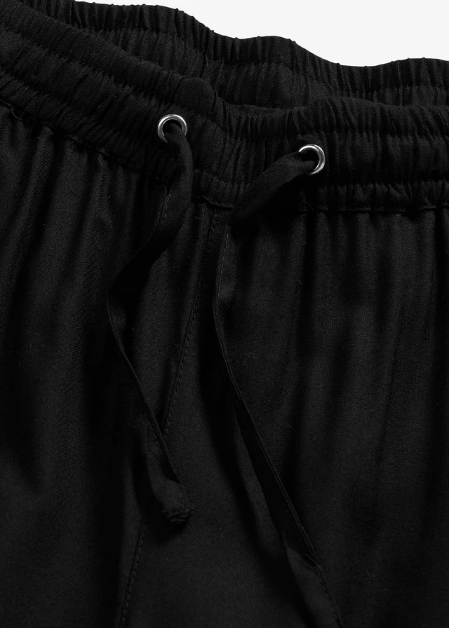 Pantalon palazzo en viscose fluide • noir • product-page.page-title-suffix