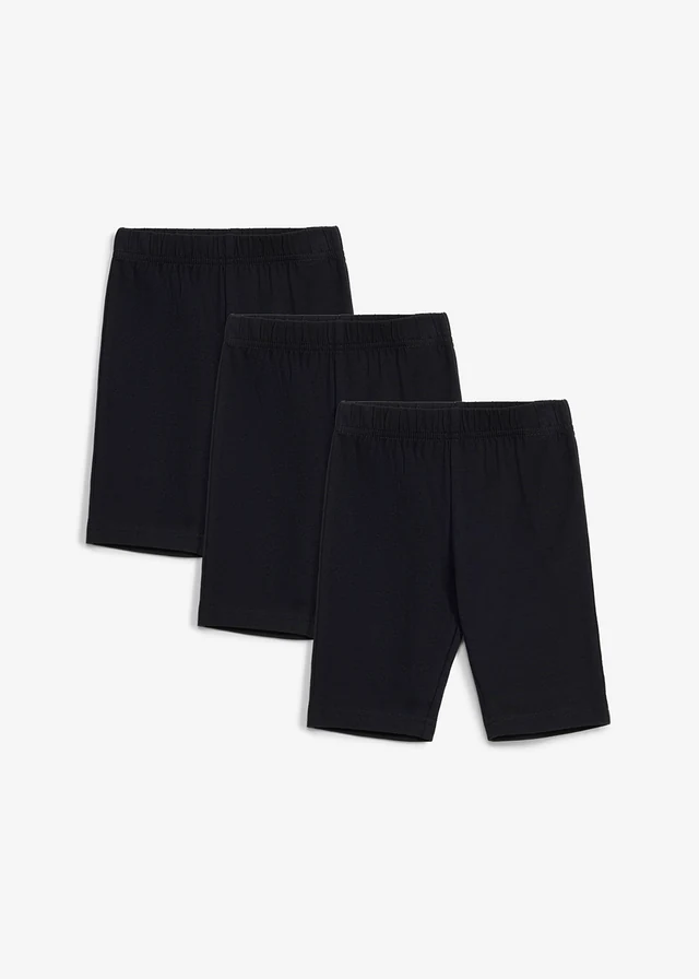 Lot de 3 cyclistes en coton extensible
