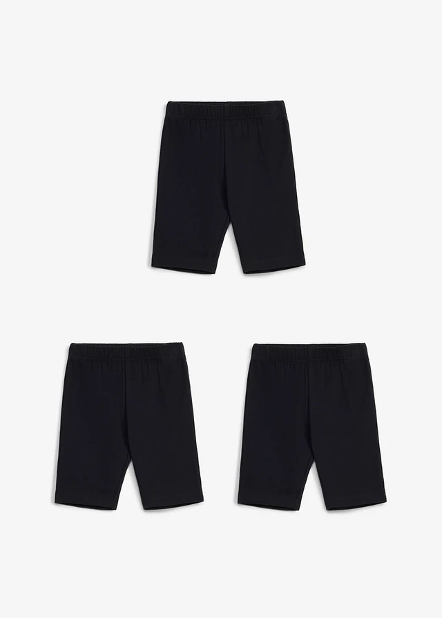 Lot de 3 cyclistes en coton extensible • noir • product-page.page-title-suffix
