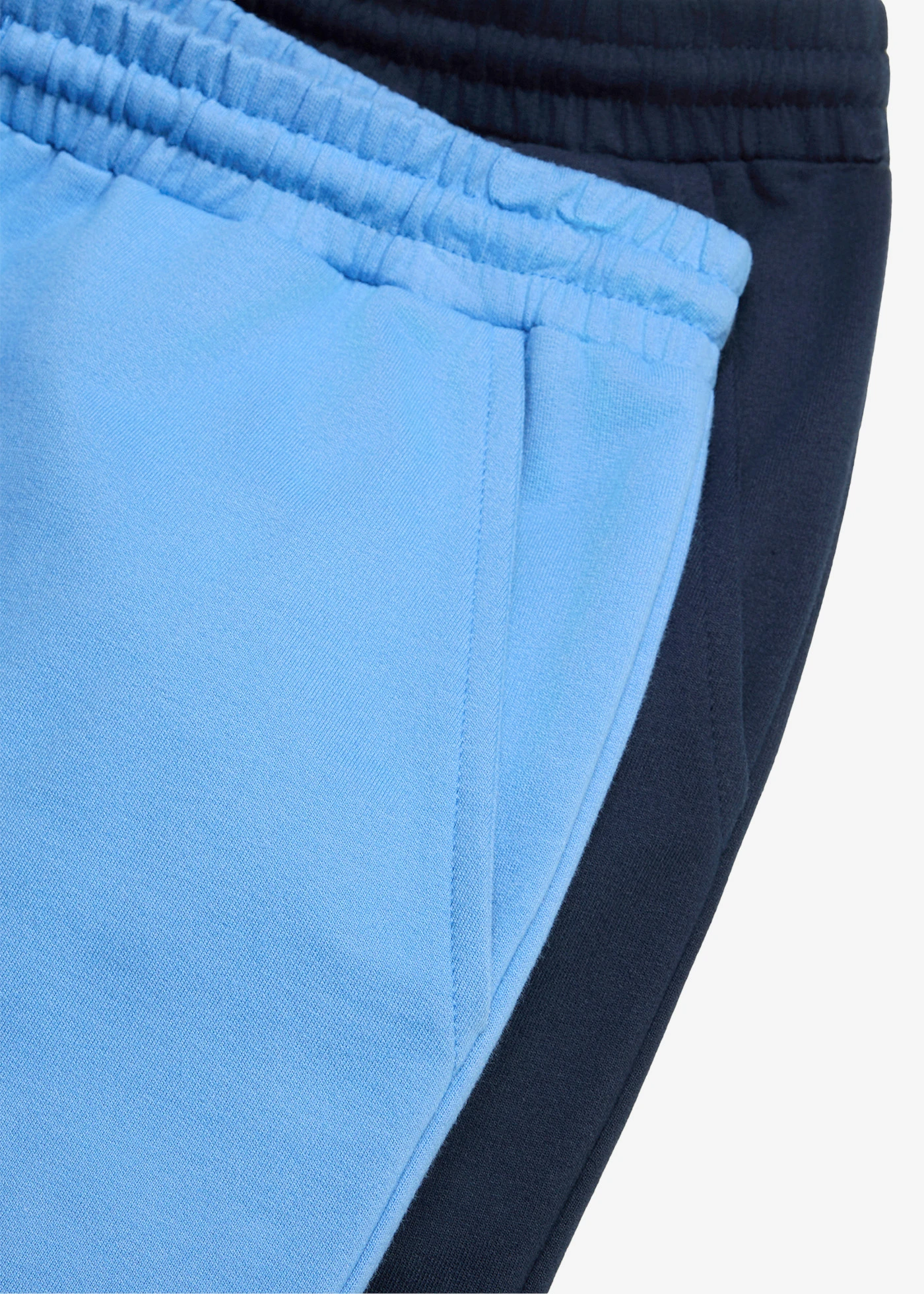 Bermude casual din bumbac organic Loose Fit (2 buc.) • bleumarin+albastru • magazin bonprix