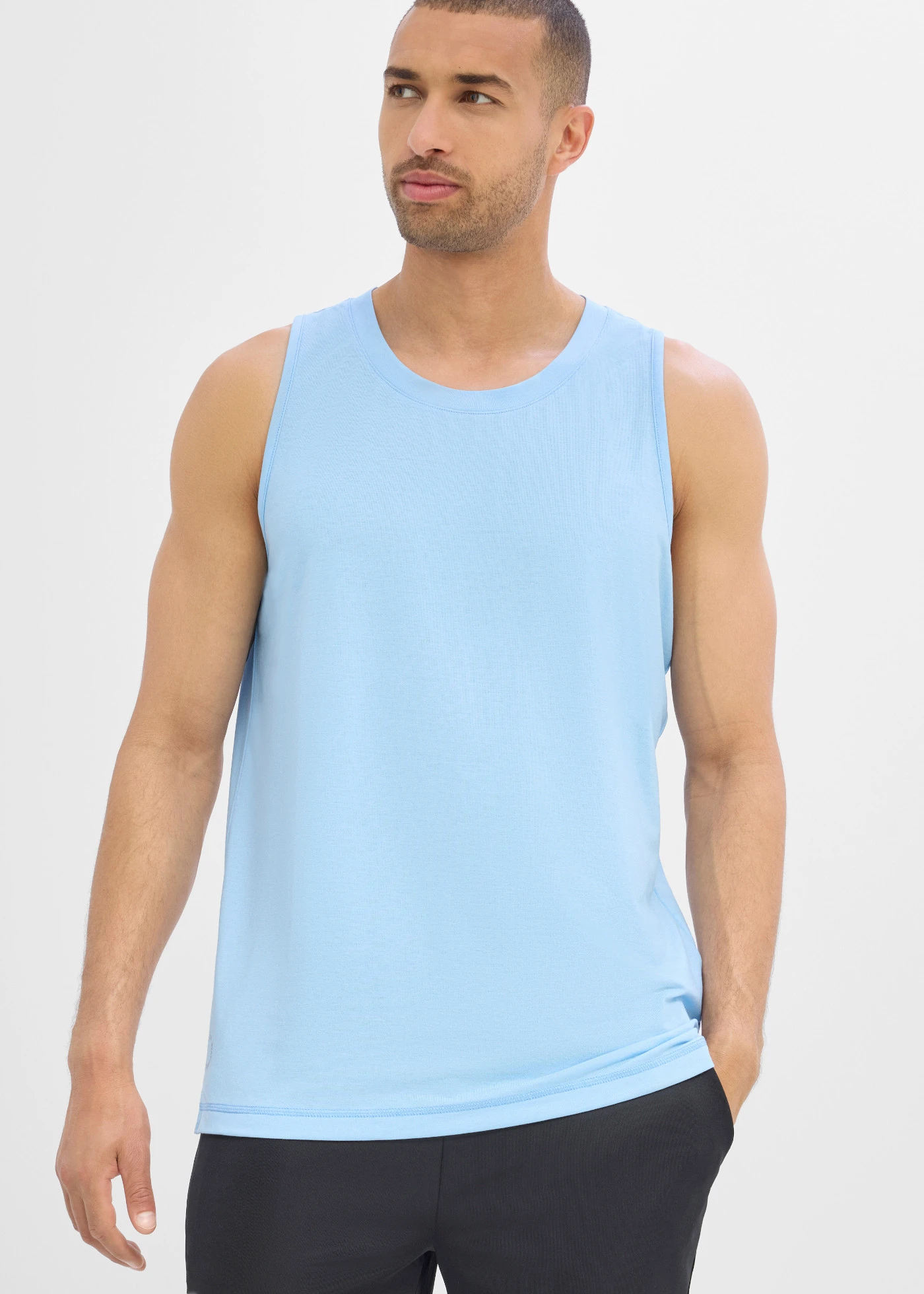 Lot de 2 hauts de sport pour homme, séchage rapide • noir+bleu clair • product-page.page-title-suffix