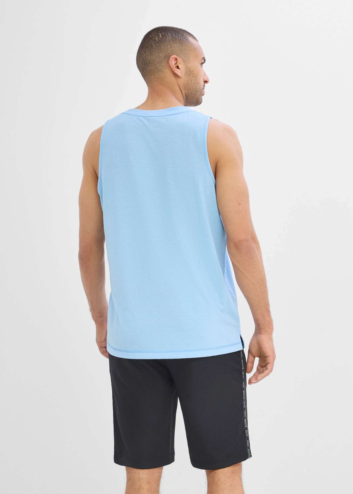 Lot de 2 hauts de sport pour homme, séchage rapide • noir+bleu clair • product-page.page-title-suffix
