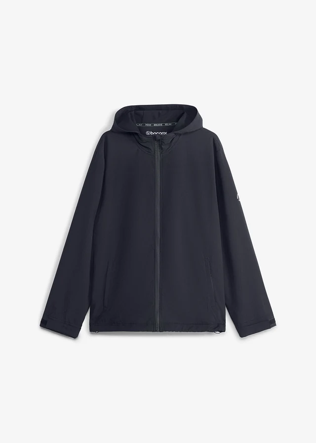 Veste de sport à séchage rapide pour homme, Couleur: noir