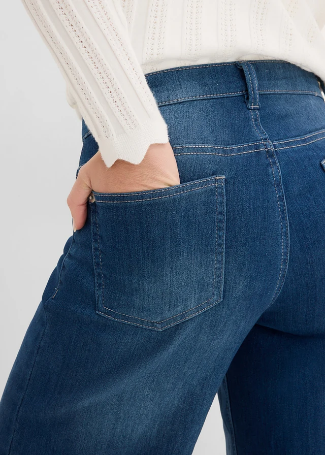 Ultra soft 7/8 jeans, culotte • blauw used • product-page.page-title-suffix