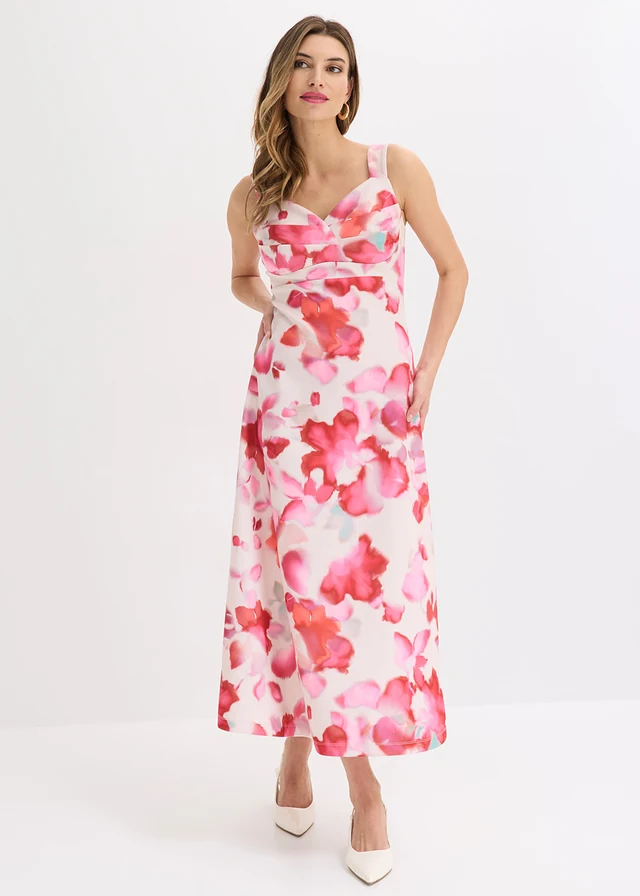 Rochie cu bretele, culoare: alb