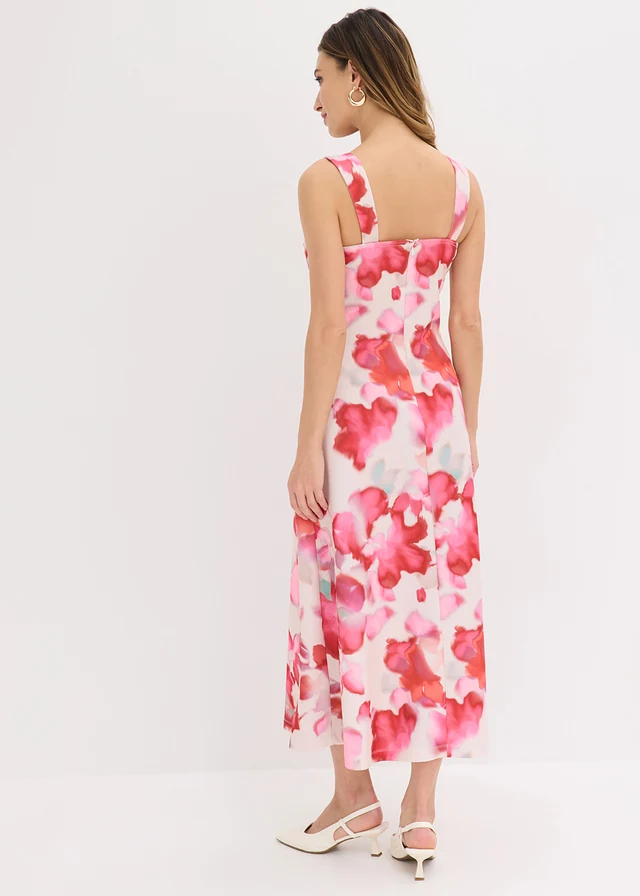 Rochie cu bretele, culoare: alb