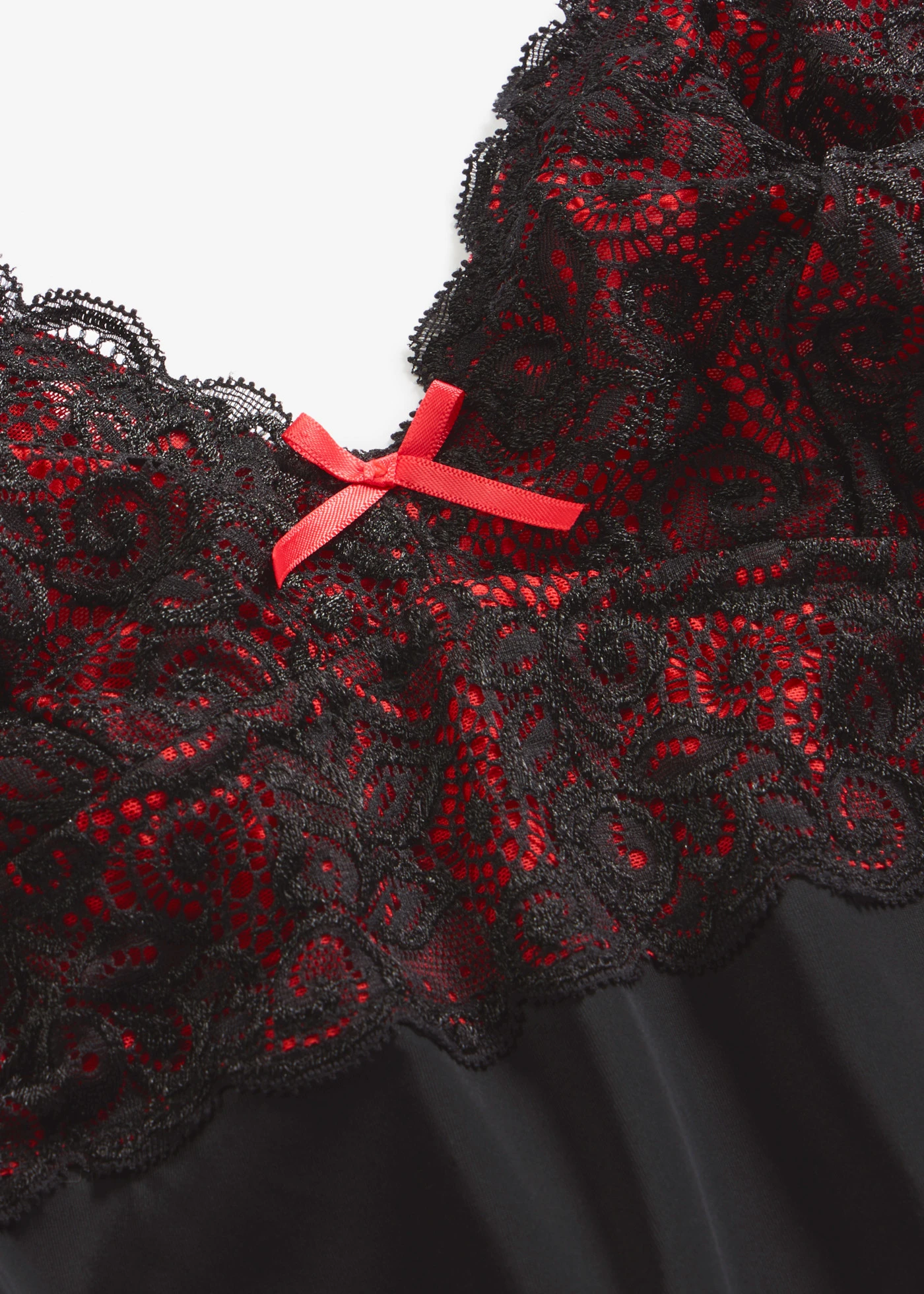 Nuisette • noir/rouge • Boutique bonprix