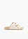 Slippers met gesp, Kleur: lichtsand