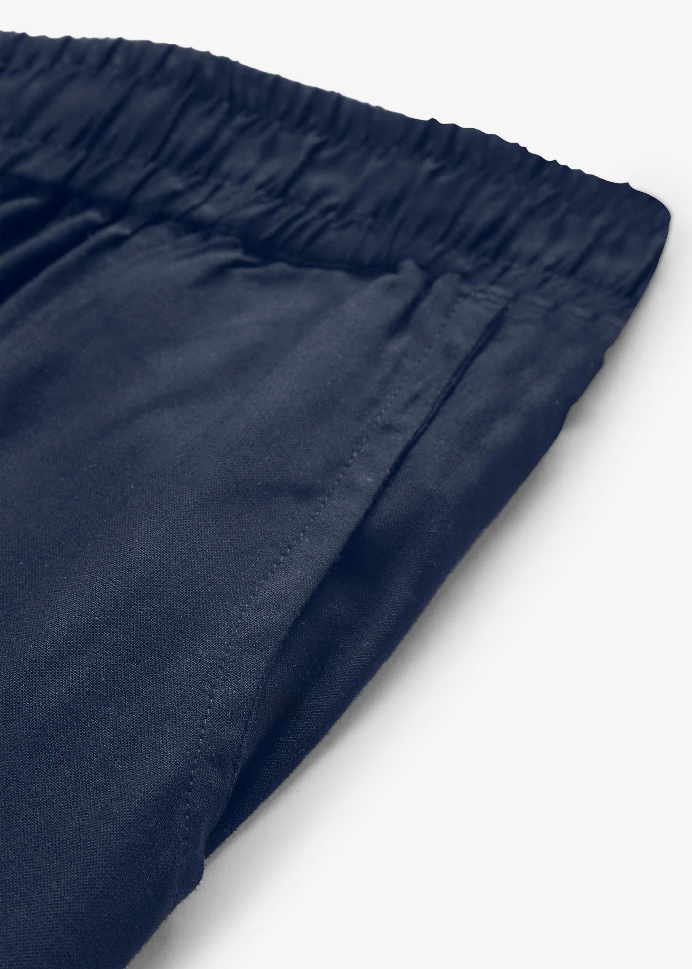 Pantalon 3/4 en viscose avec taille élastiquée • bleu foncé • product-page.page-title-suffix