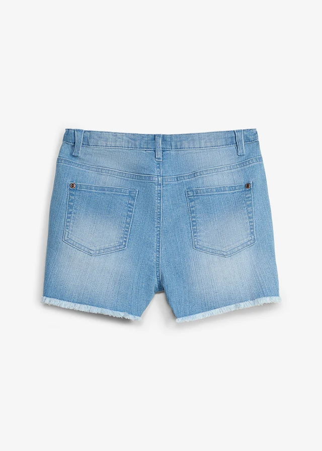 Pantaloni scurți de blugi Mid Waist • bleu denim • magazin bonprix