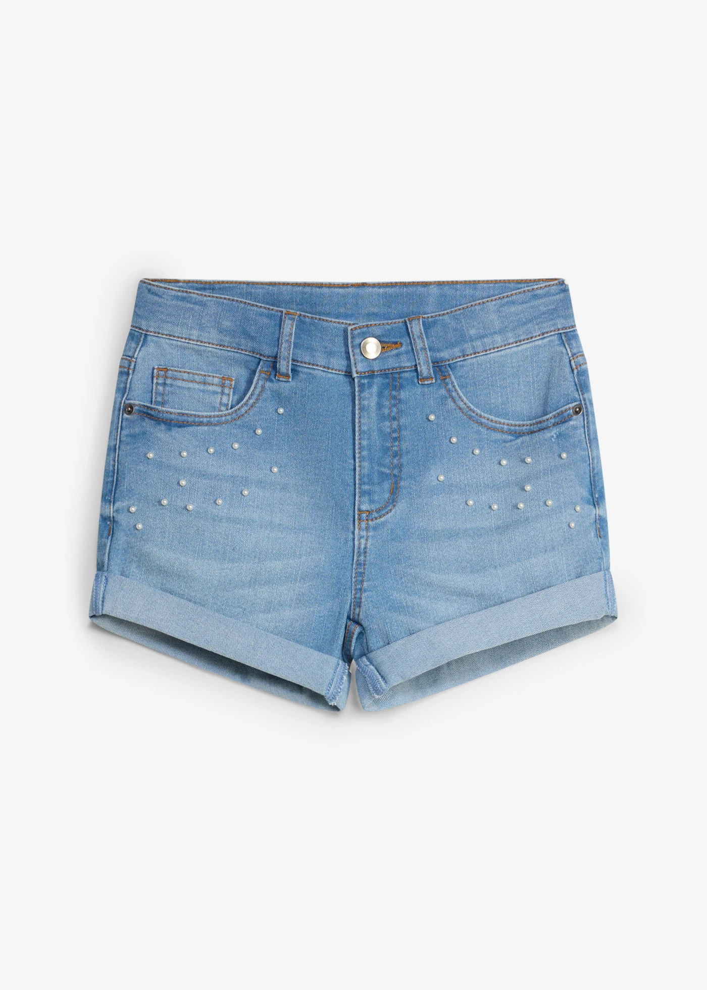 Short en jean taille mi-haute • bleu clair denim • product-page.page-title-suffix