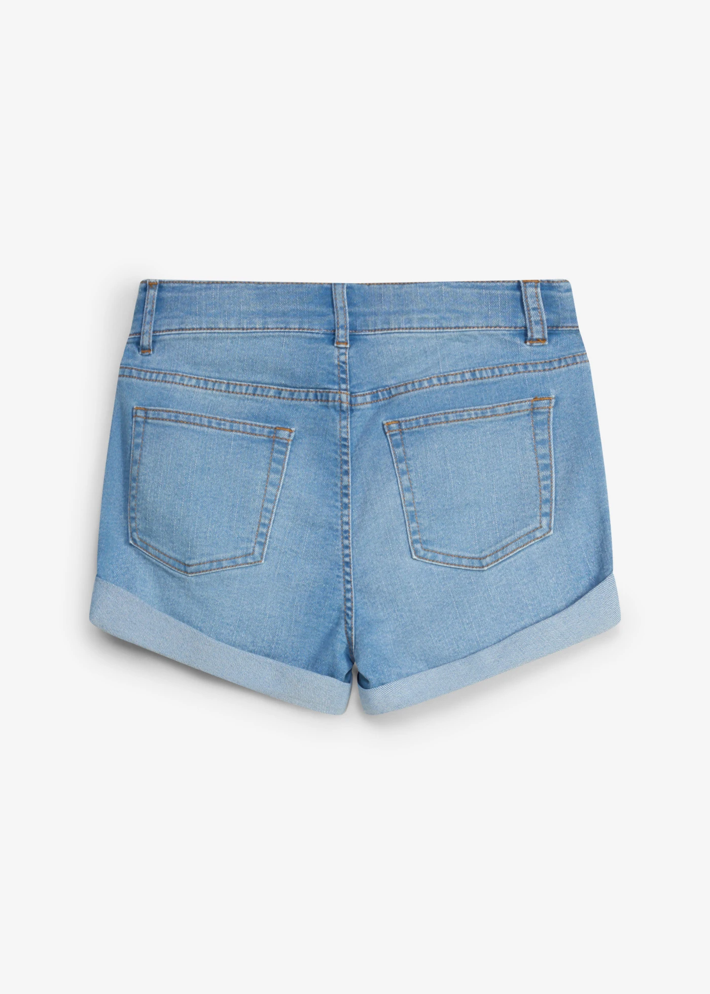 Džínové šortky Mid Waist • světle modrý denim • bonprix obchod