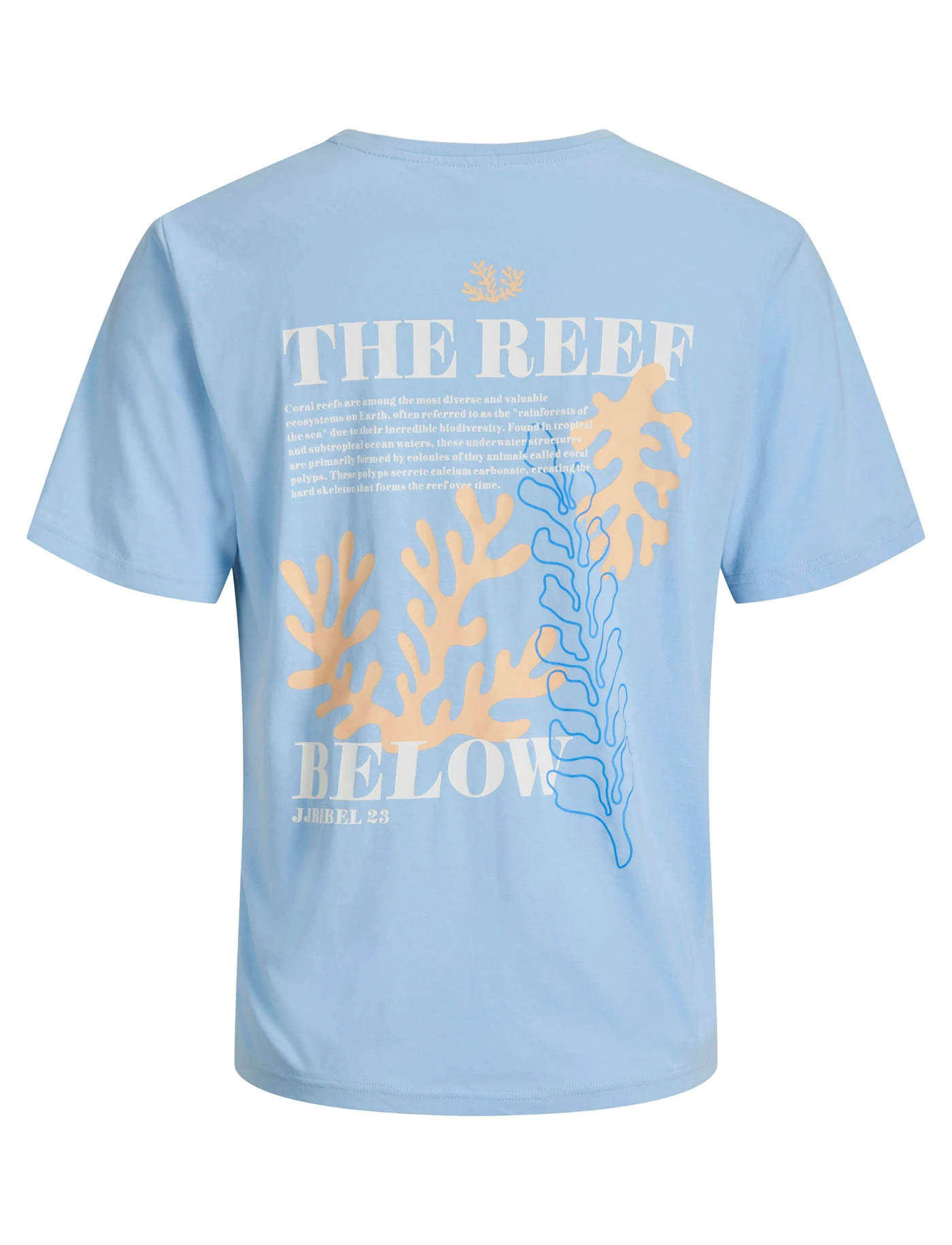 T-shirt JJ REBEL 100% coton • bleu clair imprimé • product-page.page-title-suffix