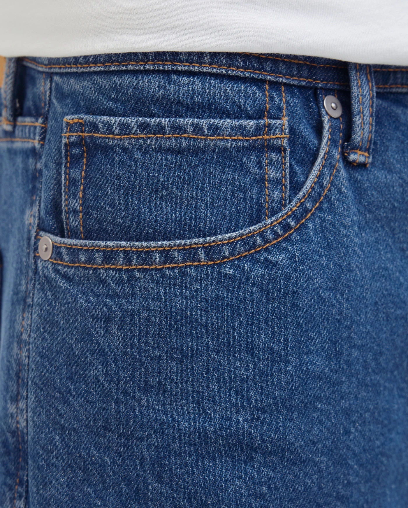 JJ REBEL jeansshort, mid waist • blauw denim • product-page.page-title-suffix