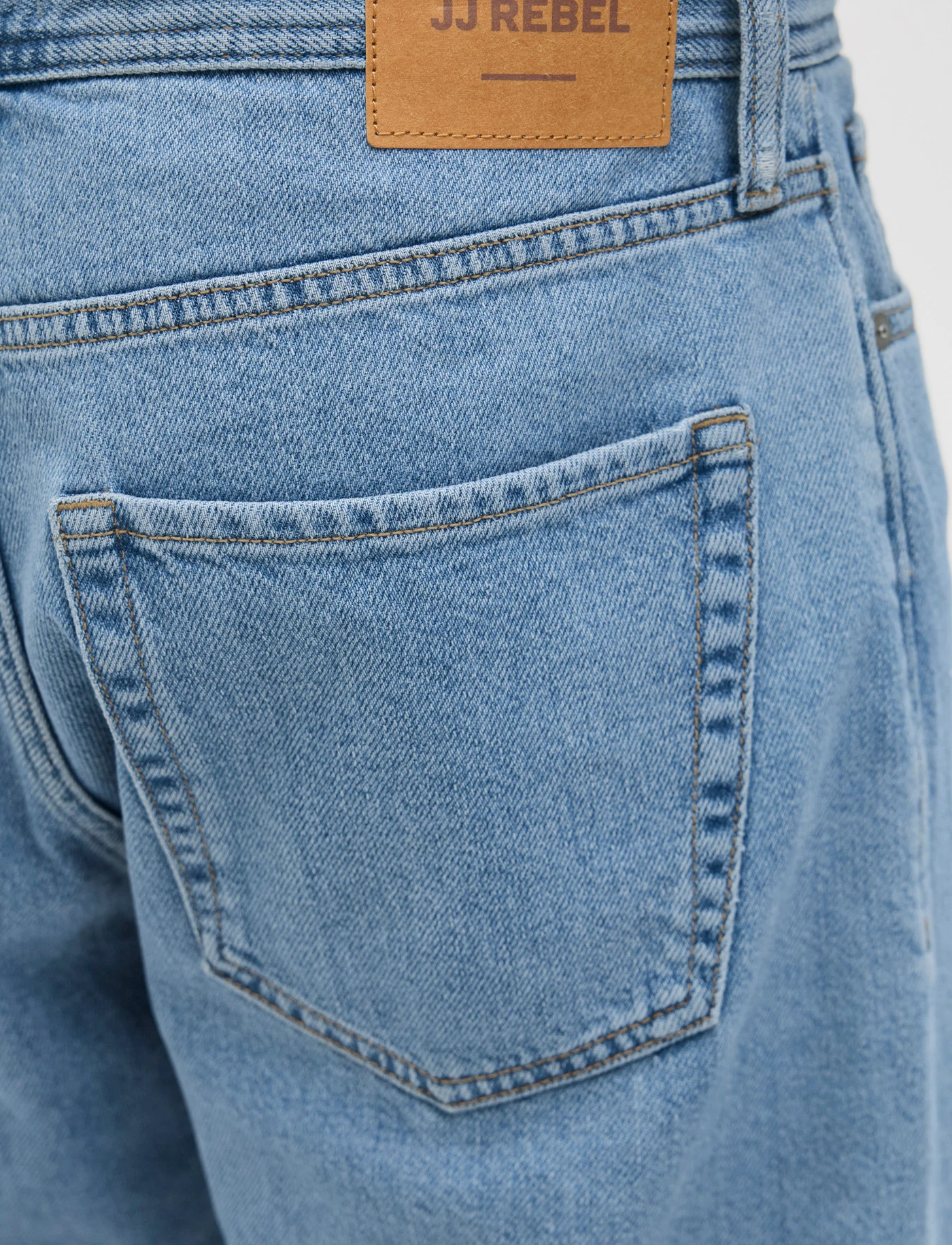 Short en jean JJ REBEL, taille mi-haute • bleu glacier denim • product-page.page-title-suffix