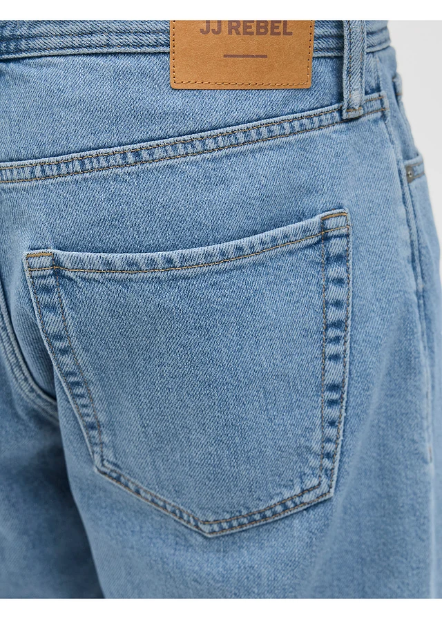 Džínové šortky Mid Waist JJ REBEL • ledově modrý denim • bonprix obchod