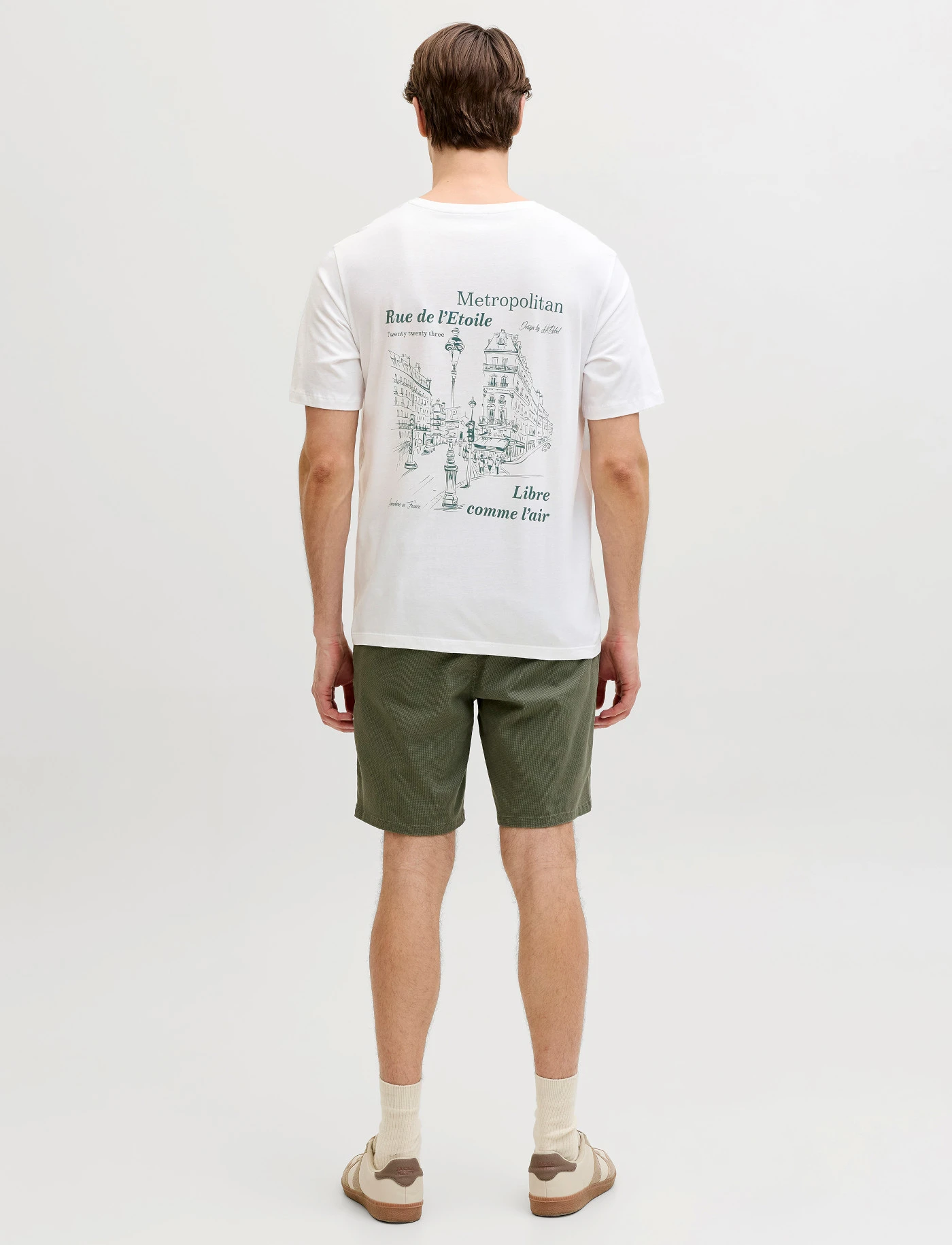 T-shirt JJ REBEL 100% coton • blanc • product-page.page-title-suffix