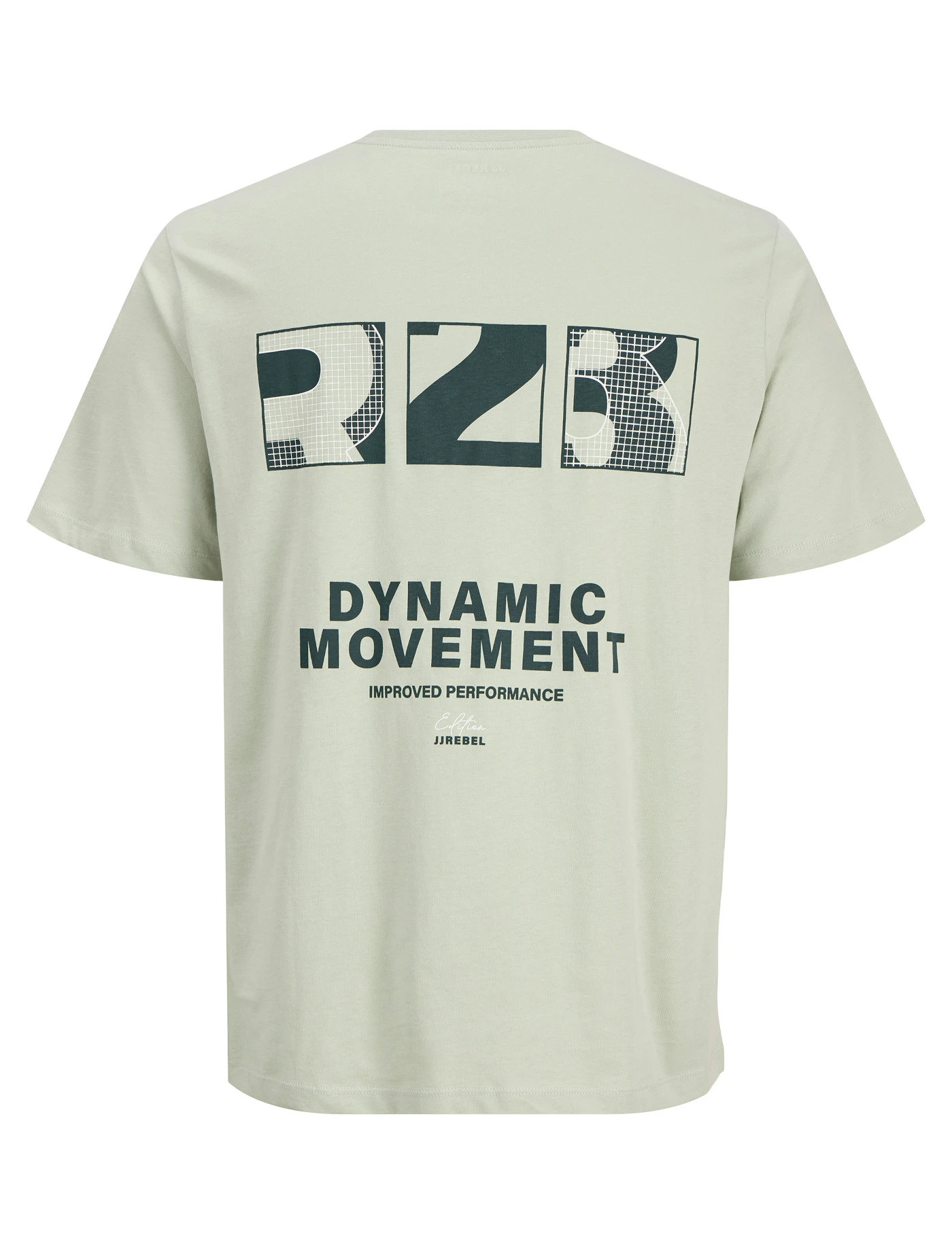 T-shirt JJ REBEL 100% coton • gris vert imprimé • product-page.page-title-suffix