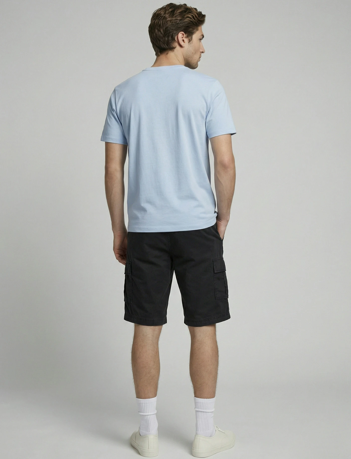 T-shirt JJ REBEL 100% coton • bleu clair imprimé • product-page.page-title-suffix