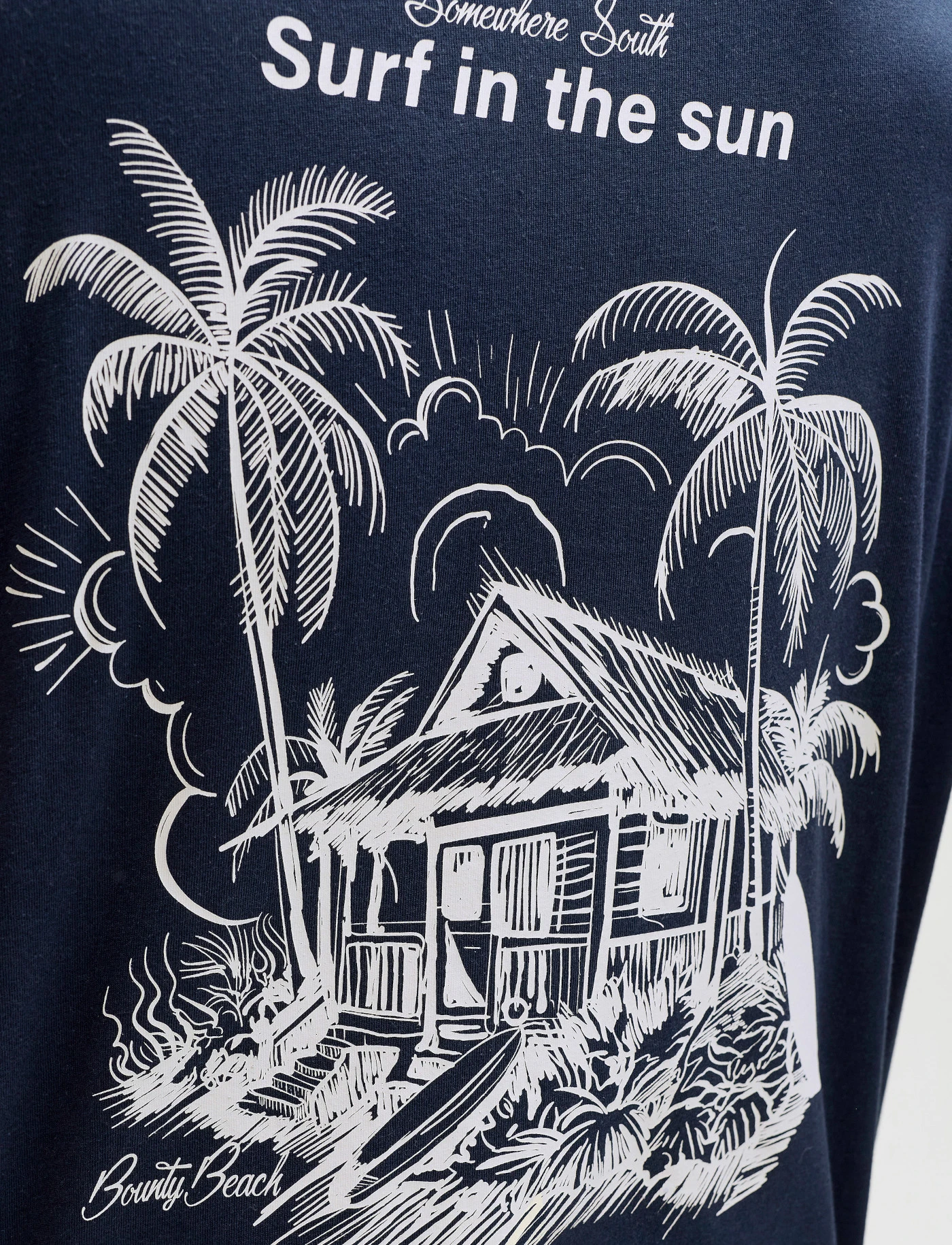 Tricou JJ REBEL din bumbac 100% • albastru-cerneală cu imprimeu • magazin bonprix