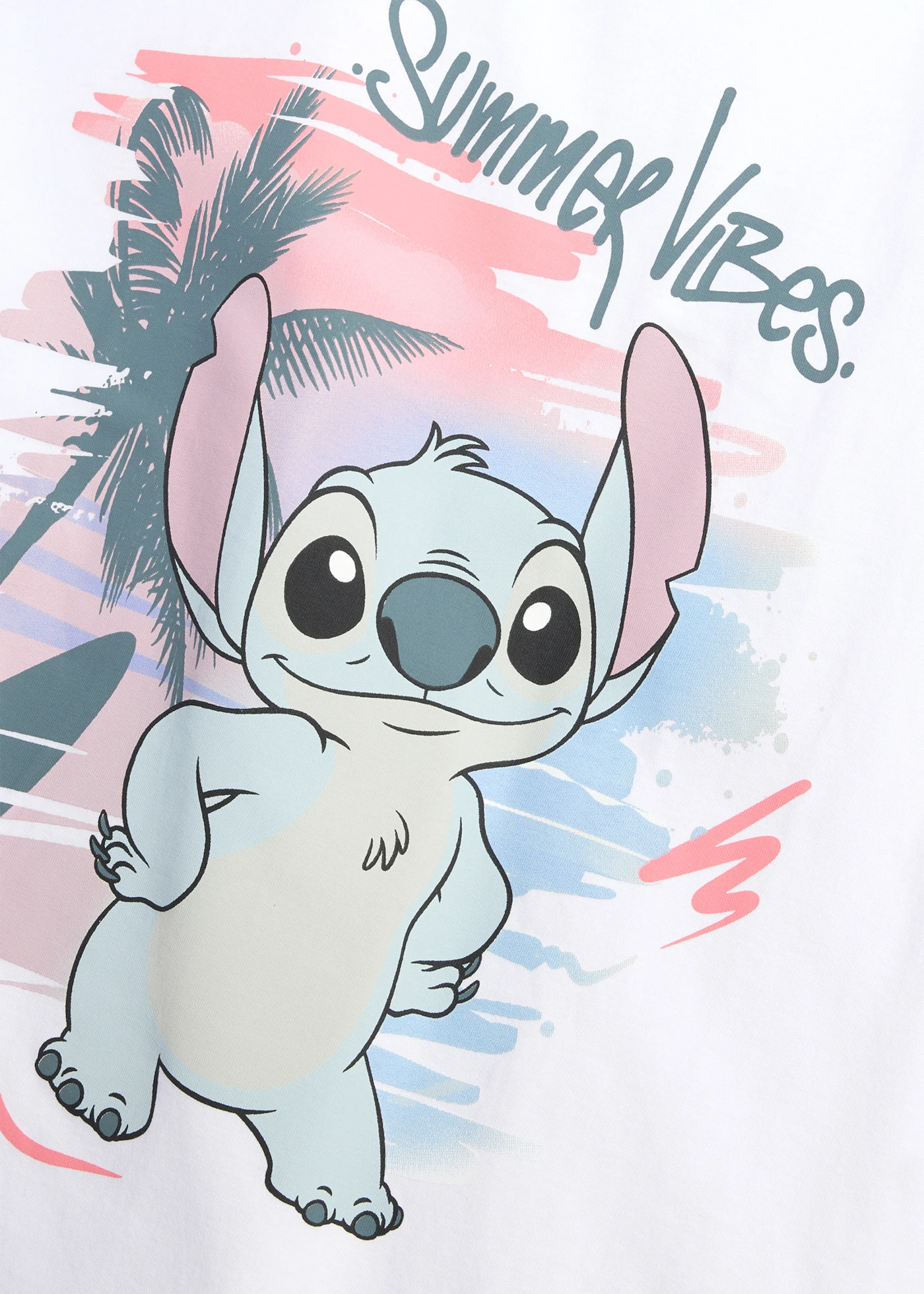 Tricou Disney cu Stitch, din bumbac organic 100% • alb cu imprimeu • magazin bonprix