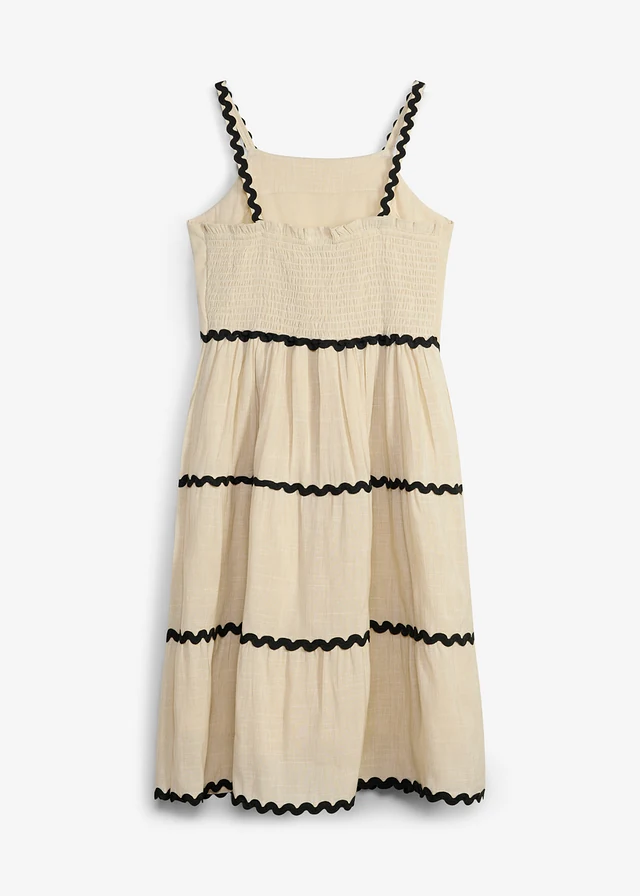 Jurk met spaghettibandjes • lichtbruin • product-page.page-title-suffix