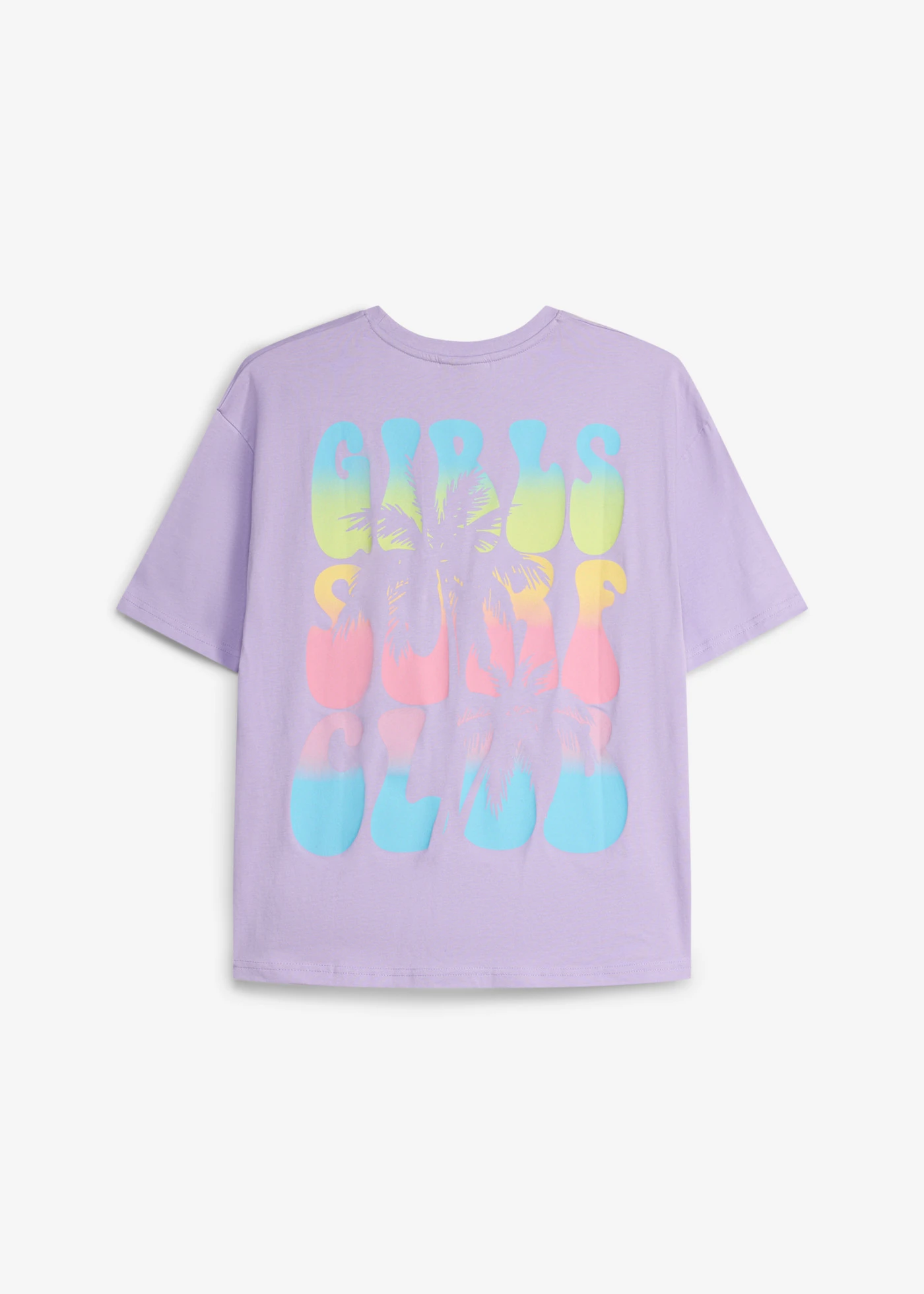 T-shirt oversize 100% coton • mauve imprimé • product-page.page-title-suffix