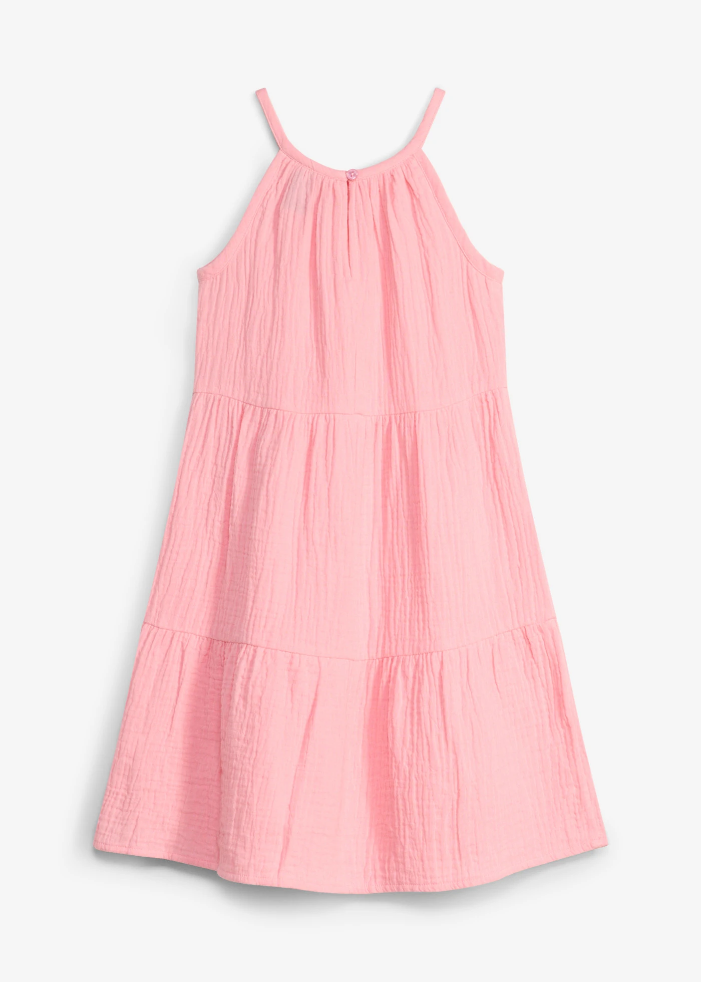Rochie din muselină vaporoasă • roz soft • magazin bonprix